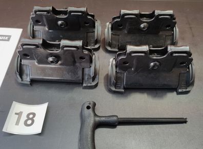 PORSCHE Macan Thule roof rack Kit 4050, 5-dr SUV, 14-