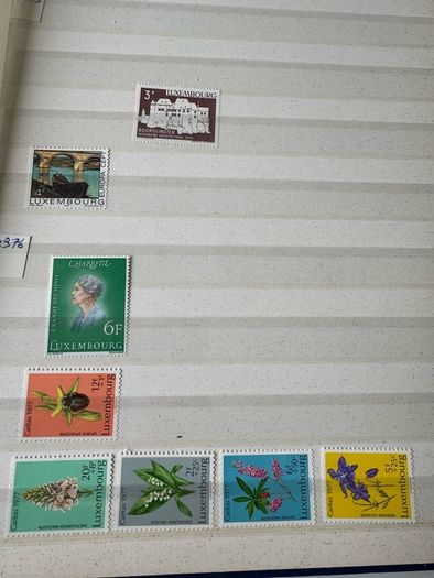 LUXEMBURG collection in stamp album