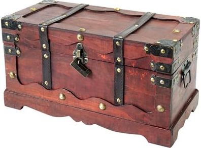 Treasure Chest with Lock / Treasure Chest / France Wooden Box / Various Sizes