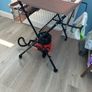 baby changer foldable brown pink color Image 2