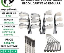 Taylormade P790 2021 Irons / 5-Pw / Recoil Dart F3 65 Regular