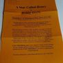 Pre-publication copy of A Star called Henry by Roddy Doyle with advance publicity leaflet Image 2