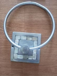 toilet roll and towel holder
