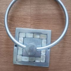 toilet roll and towel holder