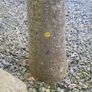 Coach stone, limestone, 20 inches above ground. Image 3