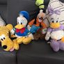 Original Disney Store Large Soft Toys - Pluto, Donald, Daisy & Goofy Image 2