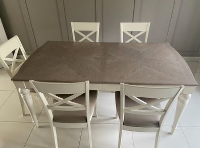 Dining table and chairs