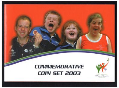 2003 Ireland Special Olympics Commemorative Coin Central Bank Commemorative Pack (Multiple images shown)