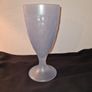 Blue frosted glass made in France Image 3