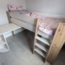Popsicle mid-high bunk bed with integrated desk Image 5