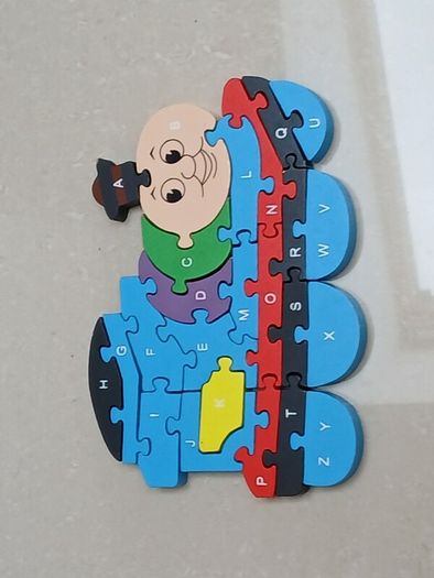 Double sided wooden puzzle