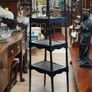 Vintage Ebonised Wooden Etagere / Display Stand Image 2