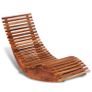 Rocking Sun Lounger Acacia Wood Image 5