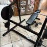 Olympic Large Squat Rack, Weight Bench, Weights, Bars + More, Great Set Up, All You Need!!! Image 8
