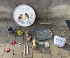 Ornaments and Car Boot Sale items.