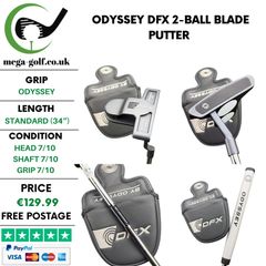 Odyssey DFX 2-Ball Blade Putter / 34