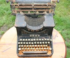 Antique Yost Typewriter typemachine - 1914 - sprinkhaansysteem - 1914 - Great Gatsby