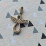 Gold pendant, stamped 375. A few stones are missing, so selling for repair. Please see photos for condition. Image 4