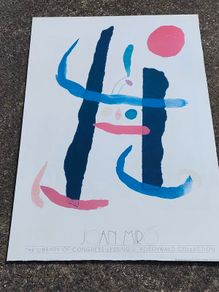 3 Foot 1988  Joan Miro Woodcut