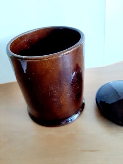 Old glazed jar