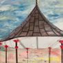 XL Original Painting of Bray Bandstand Wicklow Ireland Original Irish Art Image 6