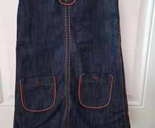 Next dark denim pinafore