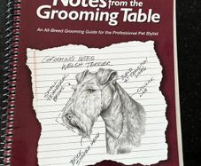 Dog grooming book