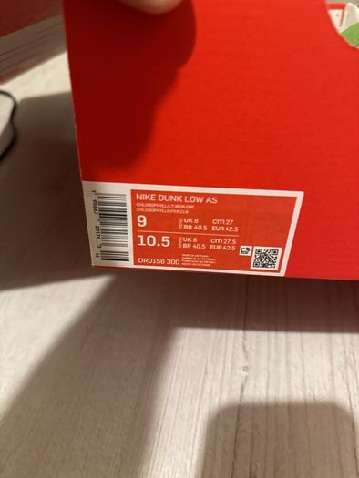 Nike Dunk Low Uk 8 brand new