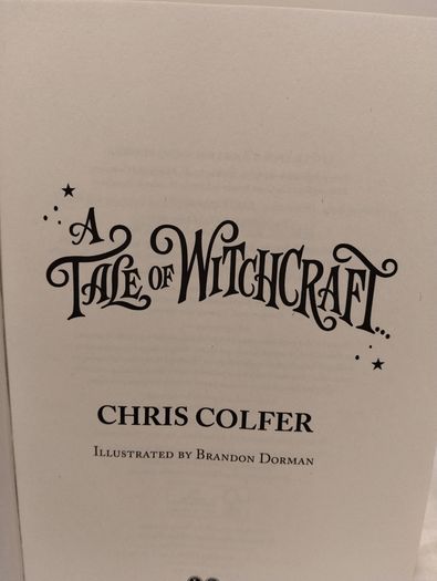 A tale of witchcraft... by Chris Colfer HARDBACK BOOK
