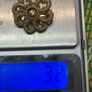 14kt gold pin wheel brooch Image 8