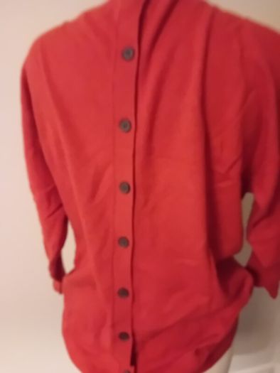 Jigsaw Wool Cashmere Button Back Jumper S