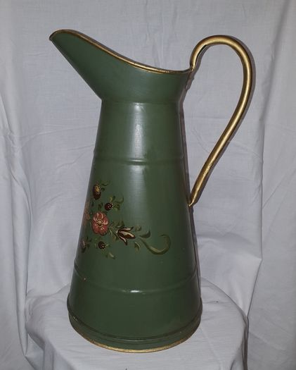 Large handpainted jug Umbrella stand