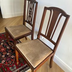 2 Mahogany Chairs