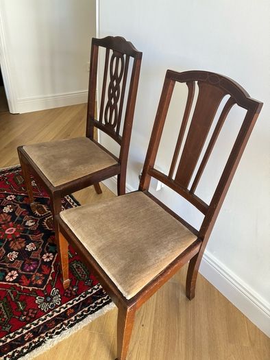 2 Mahogany Chairs
