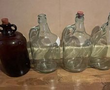 Antique Glass demijohns