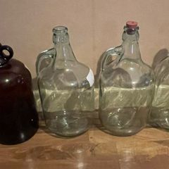 Antique Glass demijohns