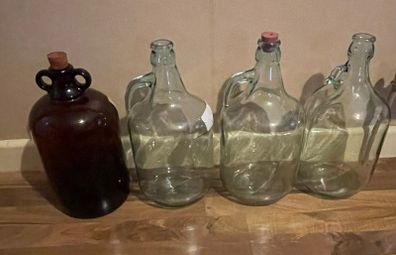 Antique Glass demijohns