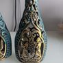 Two candle holders with Jerusalem scene Image 3