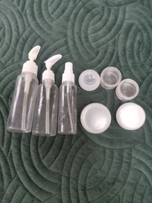 Travel  storage jars and bottles