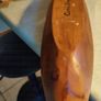 Carved  Wood Boat Tray or Centerpiece divided to 2 halfs. Image 7