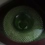 Uranium Glass Green Depression Footed Bowl Image 6