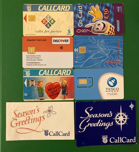 Misc. Cards X 8