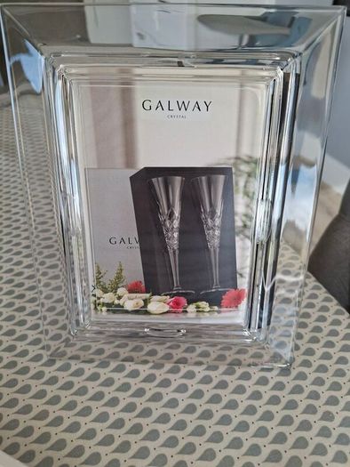 Galway Crystal Bowl and Photo frame