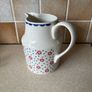 Johnston Brotger "Spoty Daisy " 2 Pint Jug & crochet cover  Peach Beaded jug c Image 4