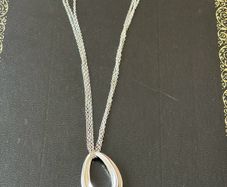 silver necklace