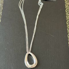 silver necklace