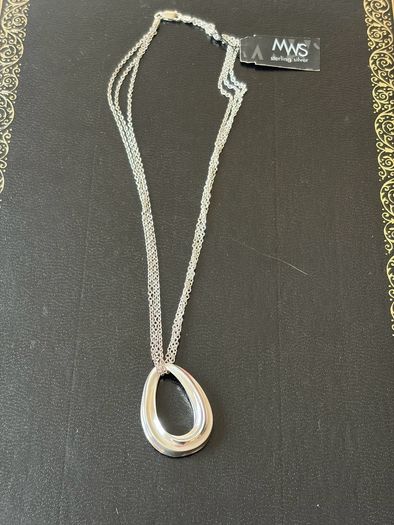 silver necklace