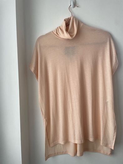 Vila cream tan top size small - New