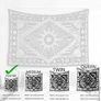 MULTIPLE SIZES AVAILABLE Sun Moon Golden Tapestry Aesthetic Zodiac Mandala Tapestry Wall Hanging Celestial Wall decor Burning Sun Tapestries for Bedroom Tarot Card Boho Tapestrys Hippie 30x40 Inches Image 6