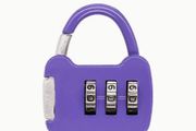 Drawer Locker Anti-theft Password Purple Lock, new.